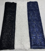 60" imported nett embroideries