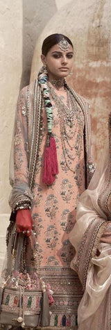 54" georgette embroideries