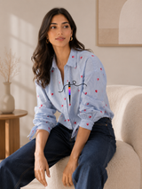Stripes embroidery