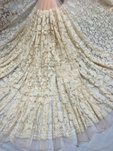 54" nett thread and sequin