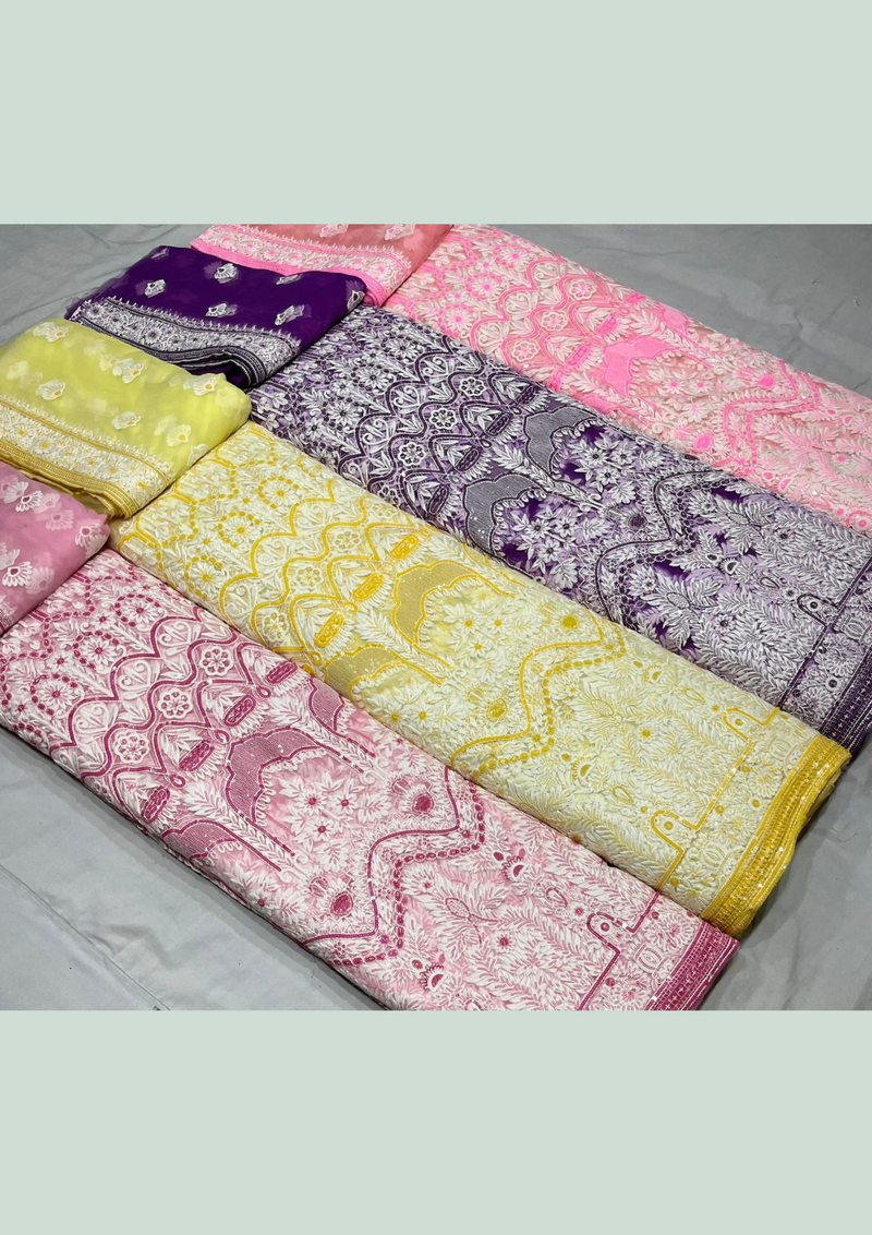 54" nett thread and sequin