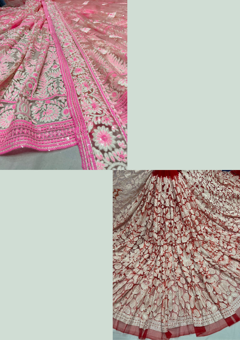 54" nett thread and sequin