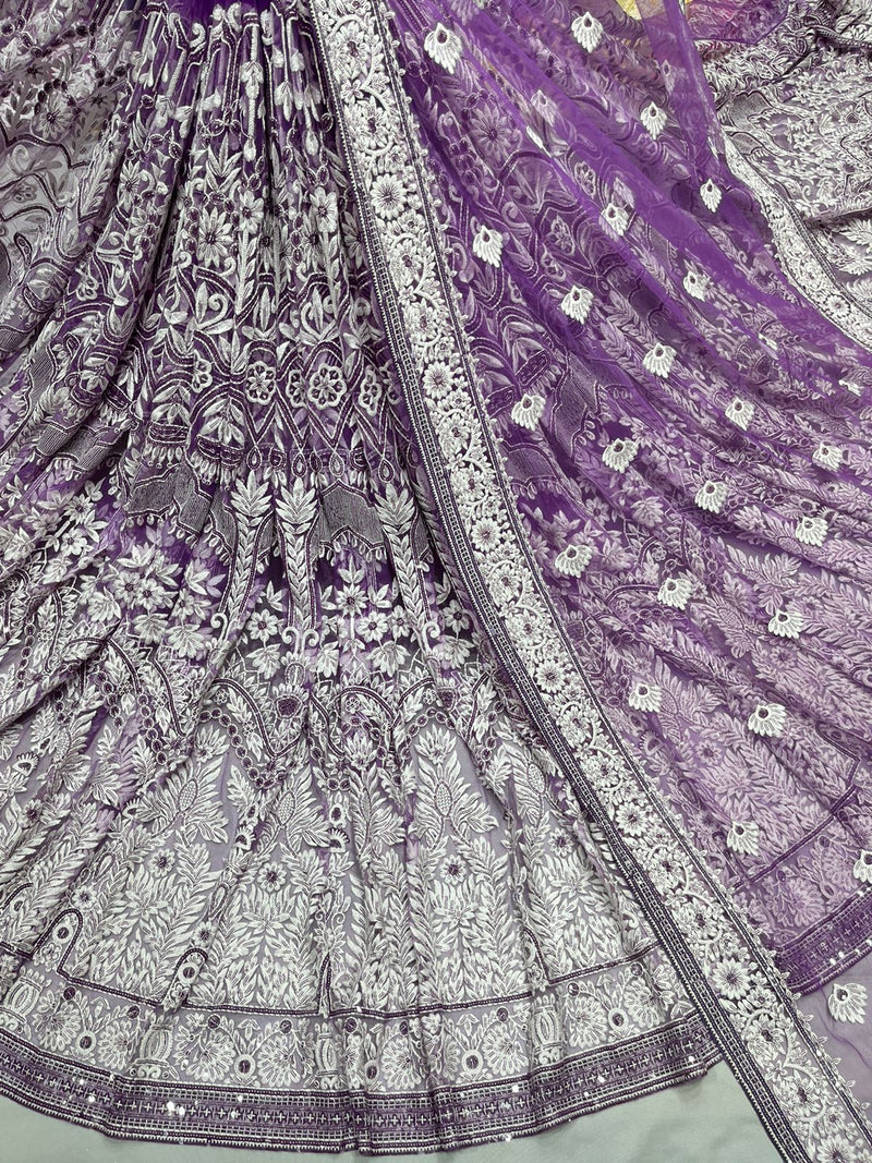 54" nett thread and sequin