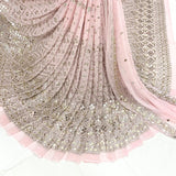 54" georgette embroideries