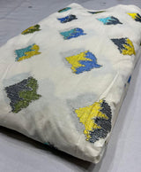 44" pure cotton embroideries