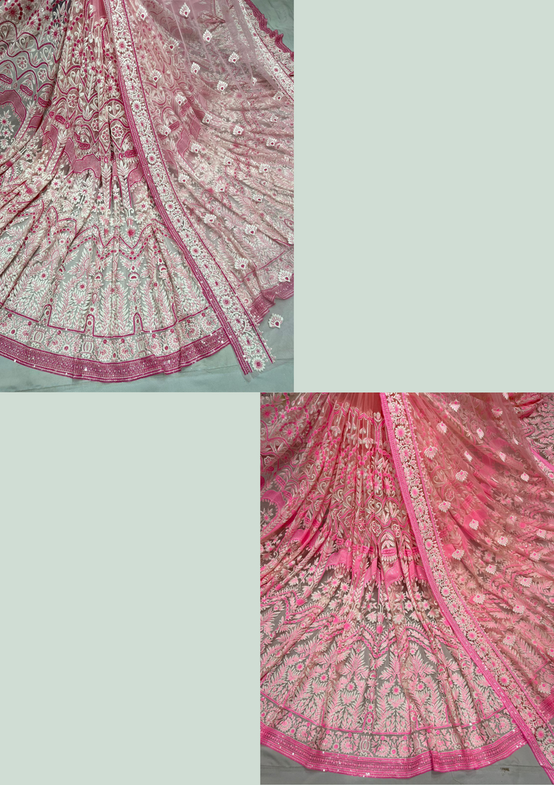 54" nett thread and sequin