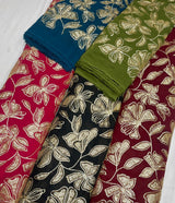 54" georgette embroideries