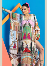 44" satin georgette prints