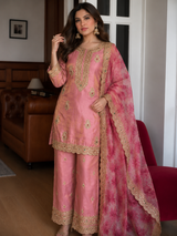 Tissue handwork embroidery