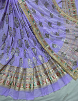 54" georgette embroideries