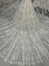 60" imported nett embroideries