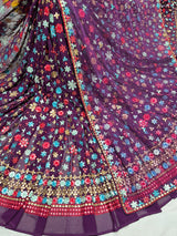 54" georgette embroideries