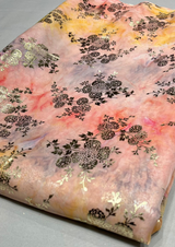 Organza marble print