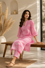 Mul chanderi embroidery