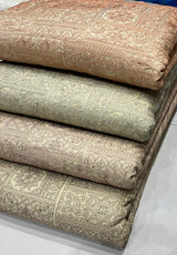 44" pure silk embroideries