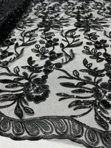 60" imported nett embroideries