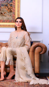 44" pure organza embroideries