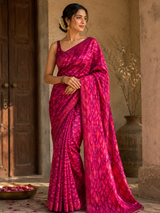 Silk ikath print