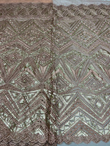 54" nett cutwork embroideries