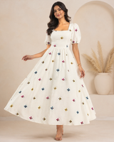 Pure Kora Cotton Embroidery