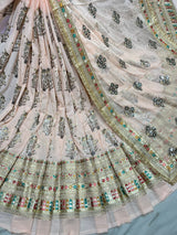 54" georgette embroideries