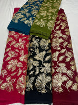 54" georgette embroideries