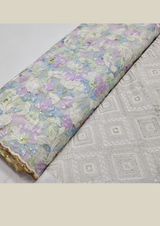 54" net embroideries
