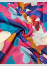 44" satin georgette prints