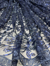 60" imported nett embroideries