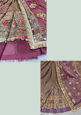 54" georgette embroideries