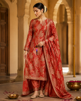 Heavy cutdana embroidery