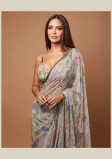 44" satin georgette prints