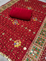 chinon phulkari dupatta