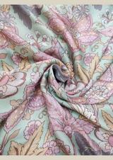 44" satin georgette prints