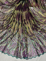 60" nett embroideries
