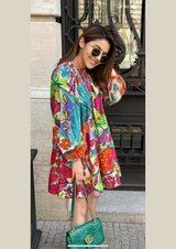 44" satin georgette prints