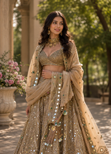 Nett mirror embroidery