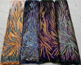 60" nett embroideries