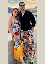 44" satin georgette prints