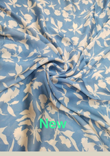 44" satin georgette prints