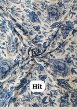 44" satin georgette prints