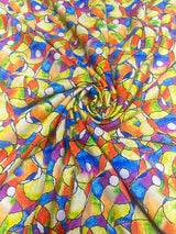 44" crepe digital prints