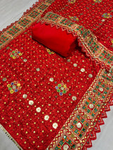 chinon phulkari dupatta