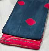 Pure crepe Hand dyeing Baatik boota