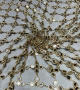dupatta cutwork