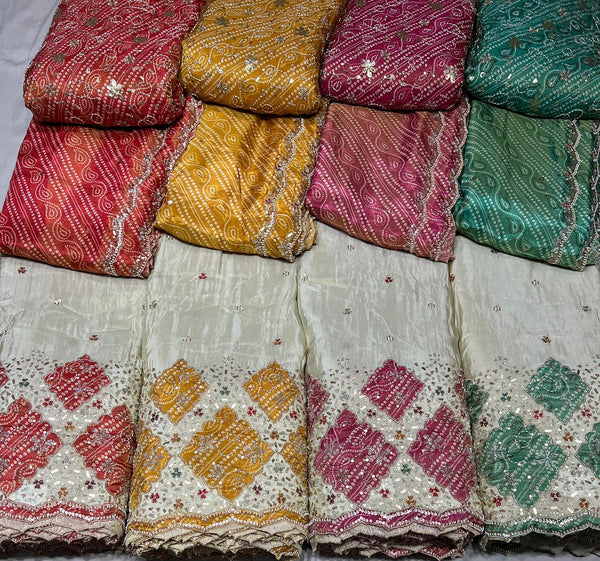 Pure Tissue Bandhni