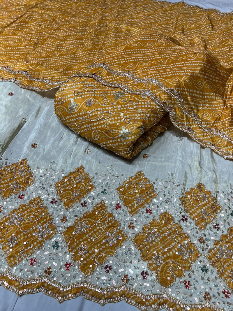 Pure Tissue Bandhni
