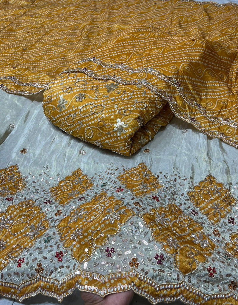 Pure Tissue Bandhni