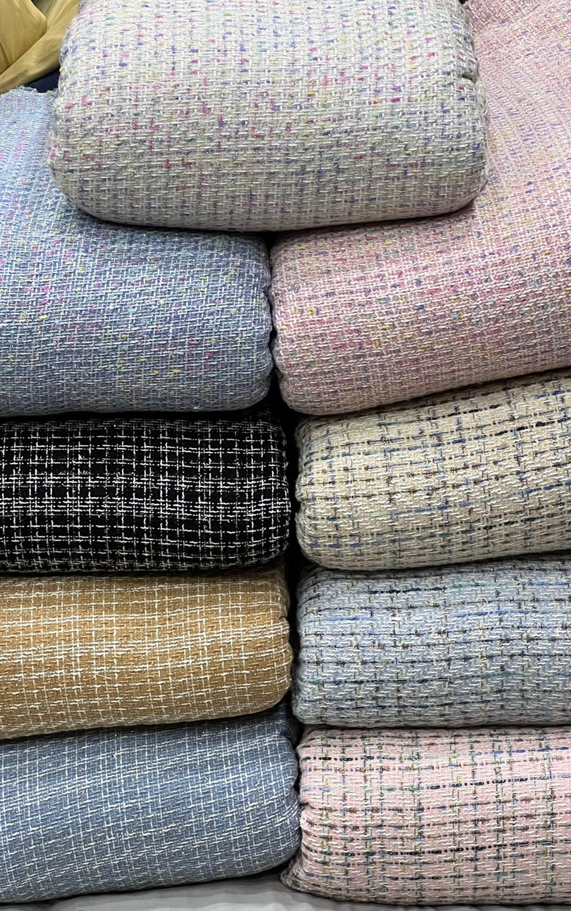Imported tweed fabric