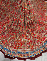 Crepe Position Print Embroidery